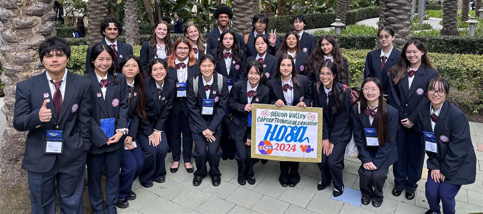  Silicon Valley Career Technical Education students who performed at the 2024 HOSA State Competition